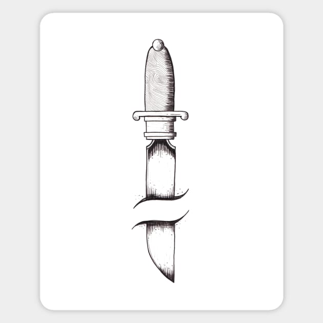 Knife Sticker by marissafv